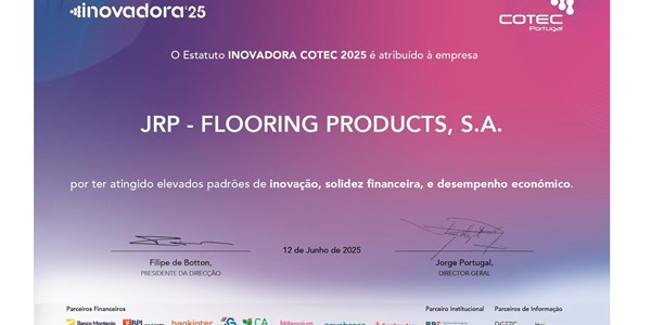 JRP é Inovadora COTEC 2025